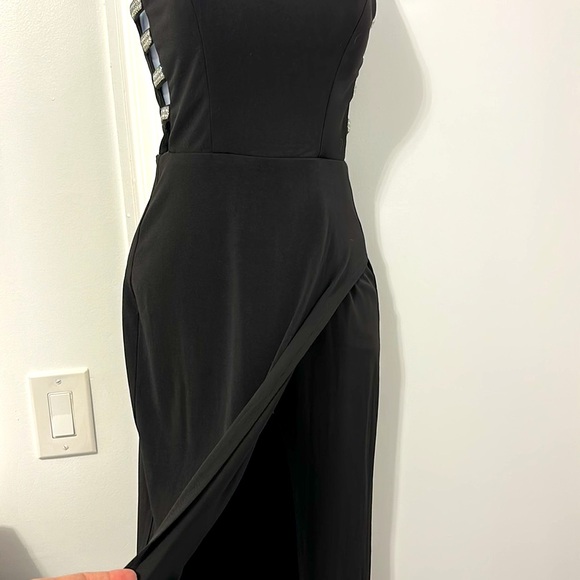 Beautiful Long Black Evening Dress Size3 Juniors NWT NEW - Picture 5 of 10